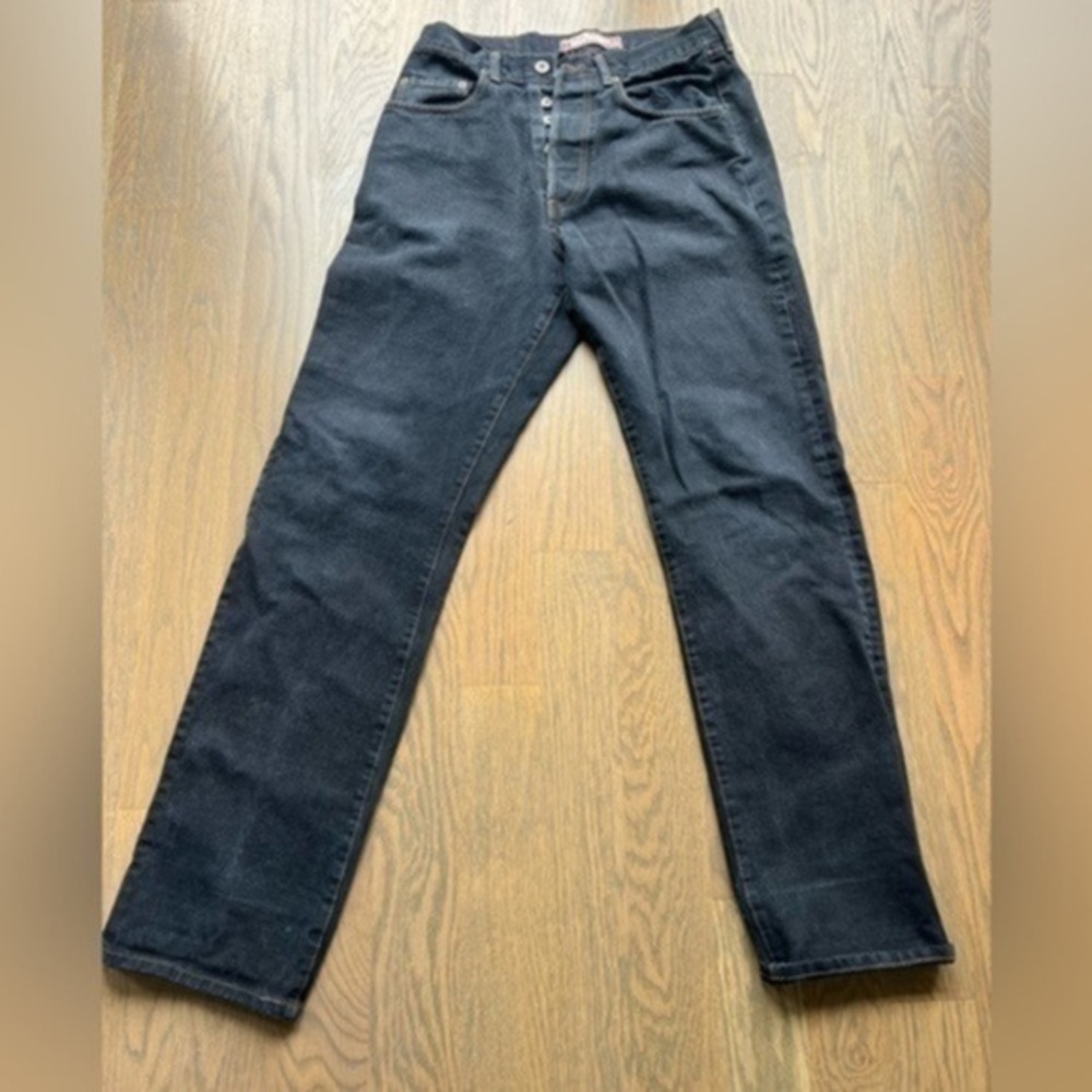 Vintage Liberto Straight Leg Jeans size 32x36 made in Italy western